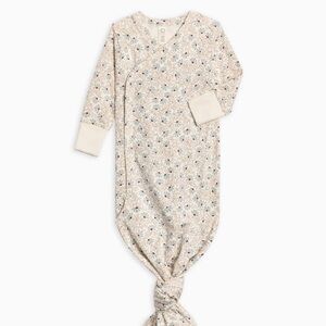 Colored Organics Indy Kimono Gown & Bow